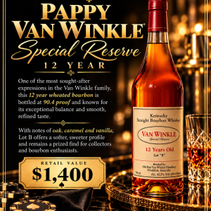 Pappy Van Winkle’s Special Reserve 12-Year Bourbon: The High-Roller’s Pour