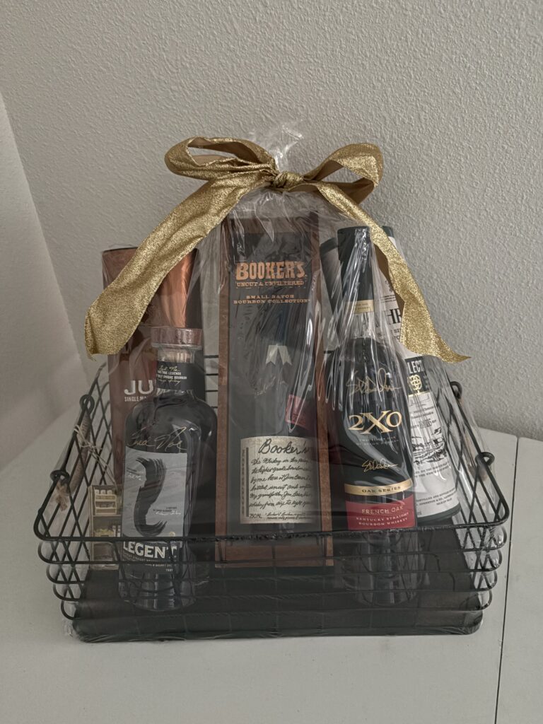 Bourbon and Whiskey Basket