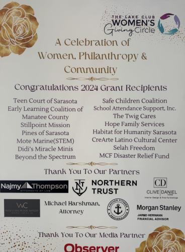 2024 Grant Recipient Celebration